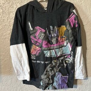 Boys hooded long sleeve